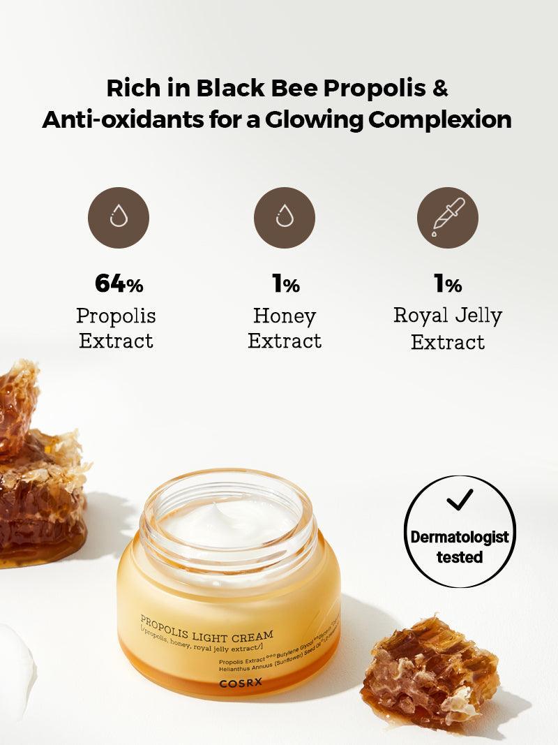 COSRX Propolis Light Cream 65ml - Lahab Beauty | لهب بيوتي