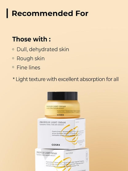 COSRX Propolis Light Cream 65ml - Lahab Beauty | لهب بيوتي