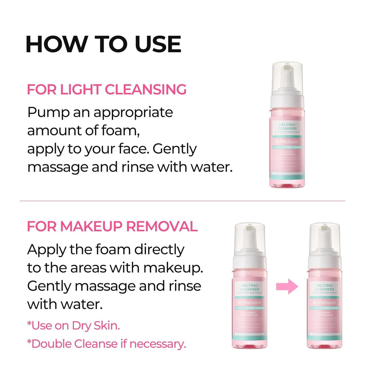 Dr. Melaxin Melting Cleanser -  150 ml - Lahab Beauty | لهب بيوتي
