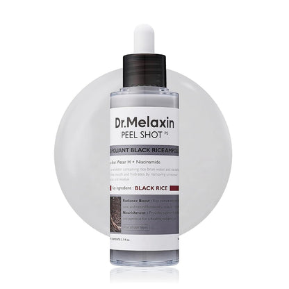 Dr. Melaxin Peel Shot Glow Black Rice Peeling Ampoule - 80 ml - Lahab Beauty | لهب بيوتي