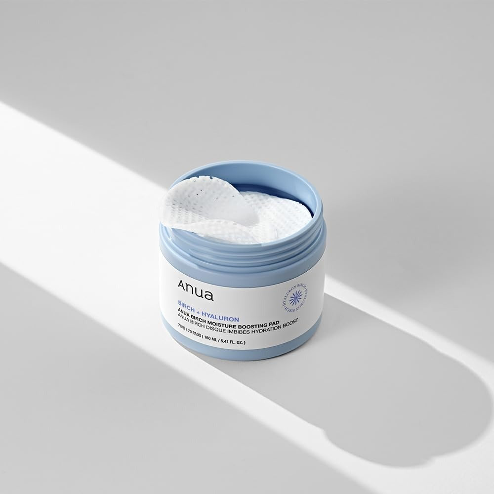 Anua Birch Moisture Boosting Toner Pads – Hydrating & Soothing (160ml) - Lahab Beauty | لهب بيوتي