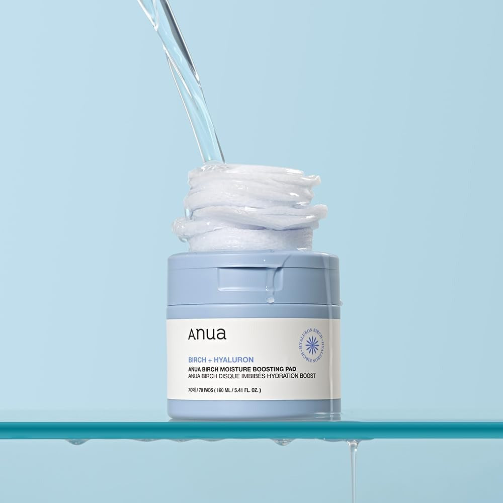 Anua Birch Moisture Boosting Toner Pads – Hydrating & Soothing (160ml) - Lahab Beauty | لهب بيوتي