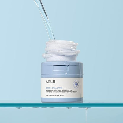 Anua Birch Moisture Boosting Toner Pads – Hydrating & Soothing (160ml) - Lahab Beauty | لهب بيوتي
