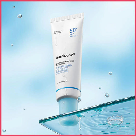 Medicube Zero Pore Moisture Sun Serum – Lightweight Hydrating UV Protection | 50 ml - Lahab Beauty | لهب بيوتي