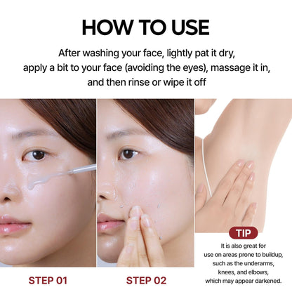 Dr. Melaxin Peel Shot Glow White Rice Peeling Ampoule - 80ml - Lahab Beauty | لهب بيوتي