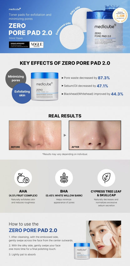 [MEDICUBE] Zero Pore Set - Lahab Beauty | لهب بيوتي