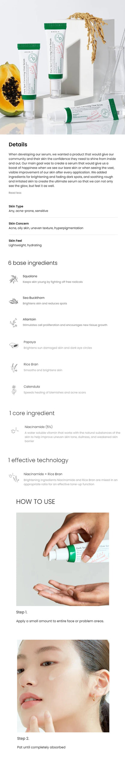 [AXIS-Y] Dark Spot Correcting Glow Serum Double Set - Lahab Beauty | لهب بيوتي