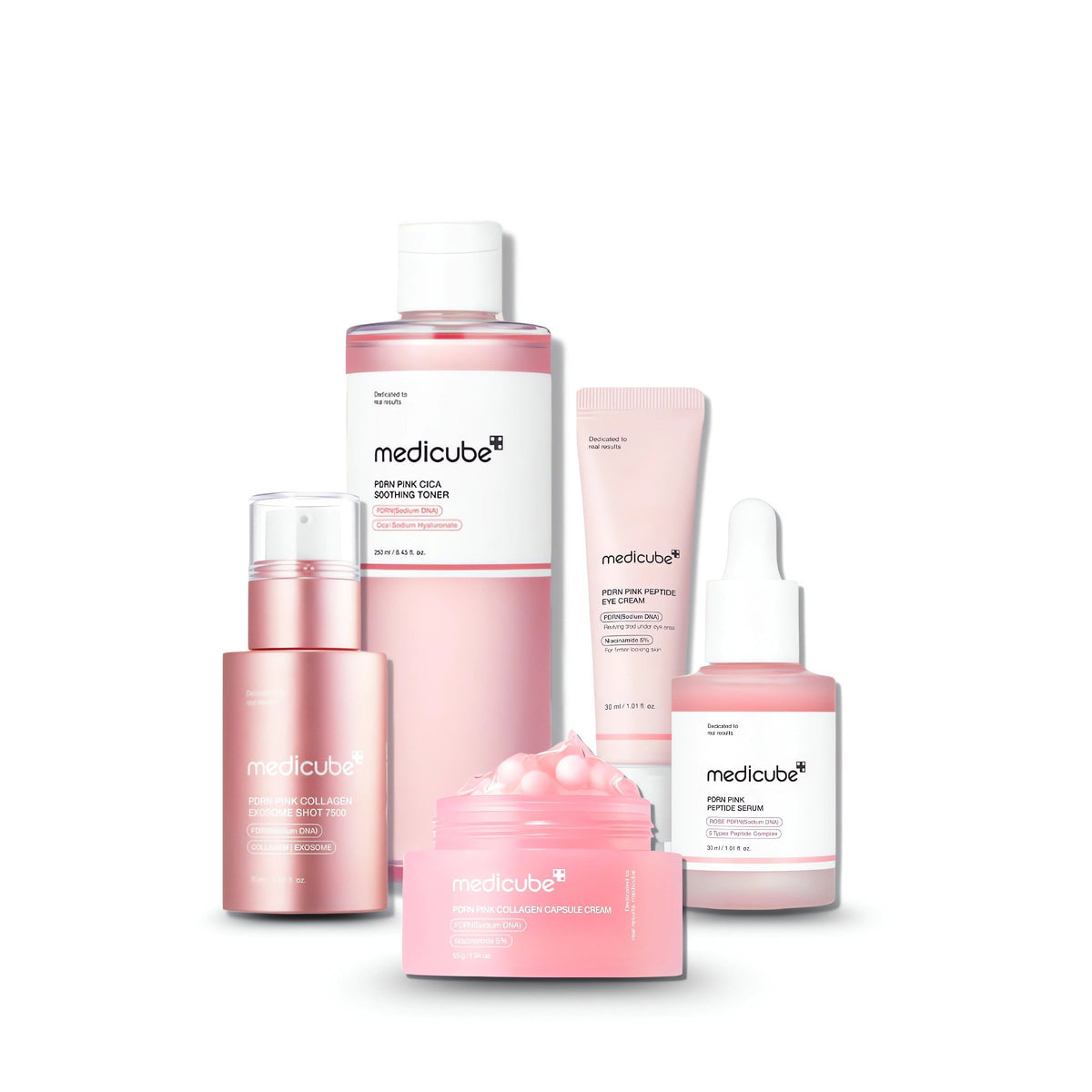 [MEDICUBE] PDRN Peptide Pink Shot Set - Lahab Beauty | لهب بيوتي