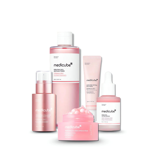 [MEDICUBE] PDRN Peptide Pink Shot Set - Lahab Beauty | لهب بيوتي