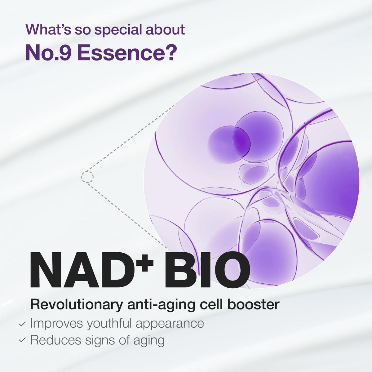 [NUMBUZIN] No.9 Essence – NAD+ BIO Lifting-sil Essence (50ml) - Lahab Beauty | لهب بيوتي