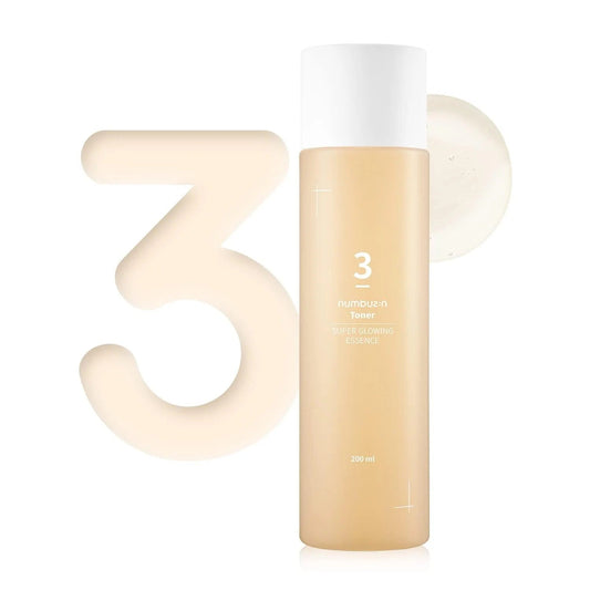 [Numbuzin] No. 3 Super Glowing Essence Toner - 200ml - Lahab Beauty | لهب بيوتي