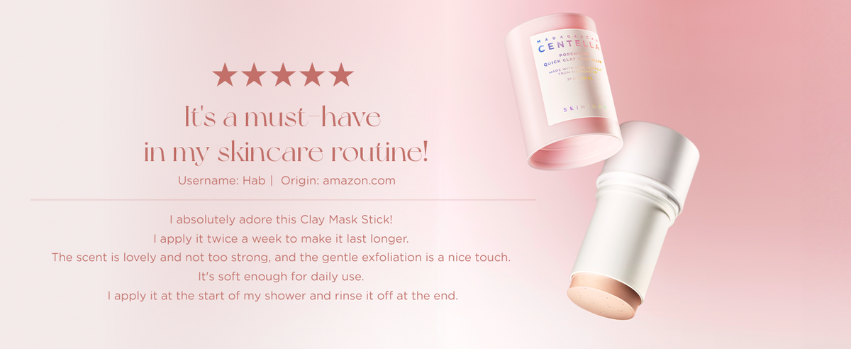 [SKIN1004] Madagascar Centella Poremizing Quick Clay Stick Mask 27g - Lahab Beauty | لهب بيوتي