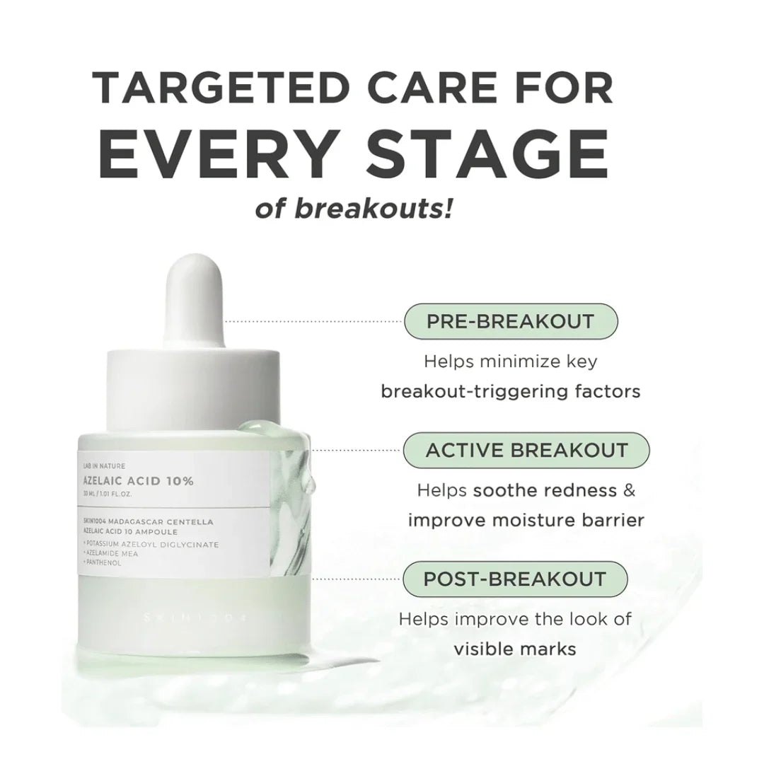 SKIN1004 Centella Azelaic Acid 10 Ampoule (30ml) - Lahab Beauty | لهب بيوتي