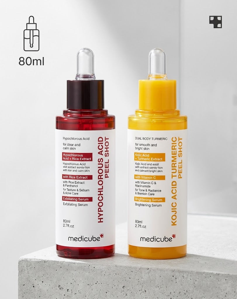 Medicube Dual Body Peel Shot Duo – Smooth & Bright Skin Set - Lahab Beauty | لهب بيوتي